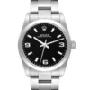 Rolex Oyster Perpetual Black Dial on Oyster Ref 77080 with Papers  2004