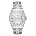 Rolex Datejust  Silver Stick Dial on D Link Jubilee Bracelet Ref 1601/4
