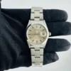 Rolex Oysterdate Precision Silver Stick Dial on Oyster Bracelet Ref 6694 - Image 2