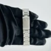 Rolex Oysterdate Precision Silver Stick Dial on Oyster Bracelet Ref 6694 - Image 4