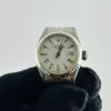 Rolex Oyster Perpetual Date White Roman Dial on D Link Jubilee Bracelet Ref 6917 - Image 2