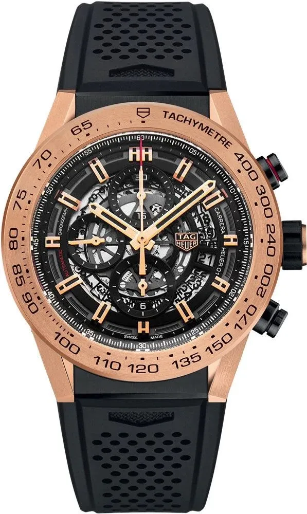 18313045_0msdnbgmrrl4f61bmnk7s8ut27k6.webp Tag Heuer Carrera Skeleton Dial on Rubber Ref CAR2A5B with Card 2020 - Image 1