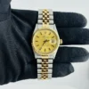 Rolex Datejust Champagne Stick Dial on D Link Jubilee Bracelet Ref 16013 - Image 2