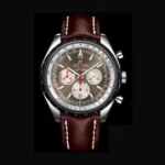 Breitling Chrono-Matic  Brown Dial on Leather Band Ref A14360 with Papers  2010