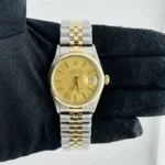 Rolex Datejust Champagne Stick Dial on Am Jubilee Bracelet Ref 16013