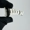 Rolex Oyster Perpetual Date Silver Stick / Has Spots Dial on Oyster Folded Bracelet Ref 6535 - Image 4