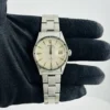 Rolex Oyster Perpetual Date Silver Stick / Has Spots Dial on Oyster Folded Bracelet Ref 6535