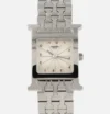 Hermes Heure H Ivory / Arabic Numerals Dial on Stainless Steel Bracelet Ref HH1.210