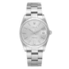 Rolex Oysterdate Precision Silver Stick Dial on Oyster Rivet Bracelet Ref 6694