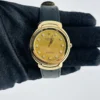 Rolex Cellini Champagne Diamond Factory Dial on Leather Ref 6623/8 with Papers 1998 - Image 2