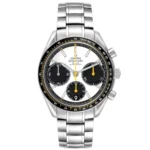 Omega Speedmaster Racing Panda White Dial on Stainless Steel Bracelet Ref 326.30.40.50.04.001 with Card