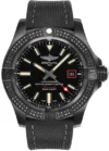 Breitling Avenger Blackbird Volcano Black Matte Dial on Grey military canvas strap Ref V17311AT/BD74 with Card 2021