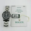 Rolex Sea-Dweller Black Dial on Oyster Bracelet Ref 16600 with Papers - Image 6