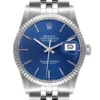 Rolex Datejust Blue Dial on D-Link Jubilee Bracelet Ref 16030 with Papers 1985
