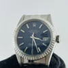 Rolex Datejust Blue Dial on D-Link Jubilee Bracelet Ref 16030 with Papers 1985 - Image 3