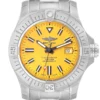 Breilting Avenger Yellow Dial on Ref A17319 with Card