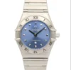 Omega Constillation Blue Dial on Stainless Steel Bracelet Ref 1562.81
