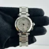Cartier Pasha GMT Silver / Arabic Numerals Dial on Stainless Steel Bracelet Ref 2377/W31029M7 - Image 2