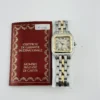 Cartier Panthere Off-White / Roman Numerals Dial on 2-Tone Bracelet Ref 8395/83083441 with Papers 1993 - Image 6