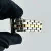 Cartier Panthere Off-White / Roman Numerals Dial on 2-Tone Bracelet Ref 8395/83083441 with Papers 1993 - Image 4