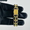 Chanel Premiere L Black Dial on Gold Plated & Leather Ref H0001 - Image 4