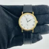 Patek Philippe Calatrava White Dial on Leather Ref 3919J-001 - Image 2
