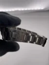 Rolex Air-King Silver Dial on Folded Oyster Ref 5500 - Image 5