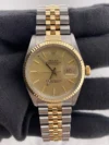 Rolex Datejust Champagne Stick Dial on D-Link Jubilee Bracelet Ref 16013 - Image 2