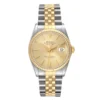 Rolex Datejust Champagne Stick Dial on D-Link Jubilee Bracelet Ref 16013