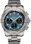 Breitling Avenger B01 Chronograph Blue Dial on Stainless Steel Bracelet Ref AB0147101C1A1 with Card 2026