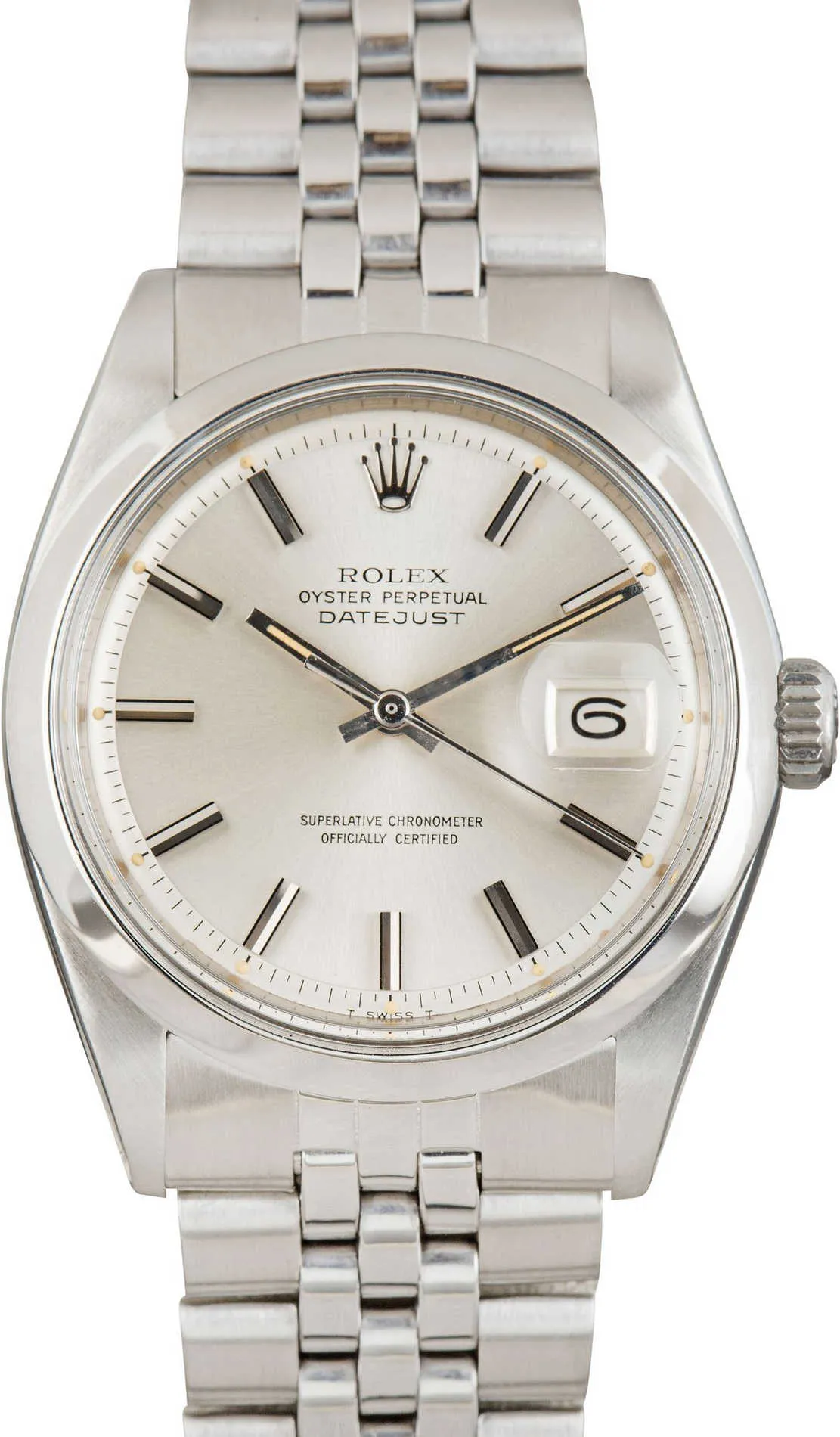 18345927_b2b1ikaaoem0q00qowg5hlkez609.webp Rolex Datejust Silver Dial on Jubilee Ref 1600 - Image 1