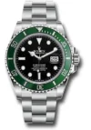 Rolex Submariner Starbucks Black Dial on Oyster Bracelet Ref 126610LV with New Style Card (green) 2021