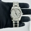 Rolex SkyDweller White Dial on Oyster Bracelet Ref 326934 with New Style Card (green) 2022 - Image 2
