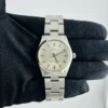 Rolex Oyster Perpetual Silver Stick Dial on Oyster Bracelet Ref 1002