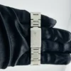 Rolex Oyster Perpetual Silver Stick Dial on Oyster Bracelet Ref 1002 - Image 3