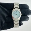 Rolex Oyster Perpetual AM Ice Blue Diamond Dial on Oyster Ref 67480