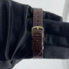 Rolex Oyster Perpetual Champagne Stick Dial on AM Leather Ref 6549 - Image 2