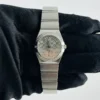 Omega Constellation Silver Diamond Factory Dial on Stainless Steel Bracelet Ref 123.15.24.60.52.001 - Image 2