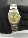 Rolex Oysterdate Precision Silver Stick Dial on Oyster Bracelet Ref 6694 with Papers 1976