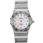 Omega Constellation M.O.P Dial on Stainless Steel Bracelet Ref 1561.71.00 with Card 2003
