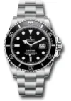 Rolex Submariner Black Dial on Oyster Bracelet Ref 126610LN with New Style Card (green) 2024