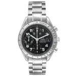 Omega Speedmaster Date Black Arabic/Faded Dial on Stainless Steel Bracelet Ref 3513.52.00