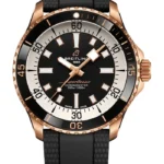 Breitling Superocean Automatic Black Dial on Rubber Strap Ref R17375211B1S1 with Card 2026