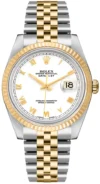 Rolex Datejust White Roman Dial on Jubilee Ref 16233