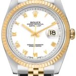 Rolex Datejust White Roman Dial on Jubilee Ref 16233