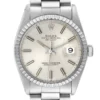 Rolex Datejust Silver Stick Dial on Jubilee Folded Ref 1603