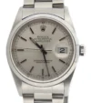 Rolex Datejust 36 Silver Stick Dial on Jubilee Ref 16200 with Papers 2000