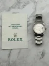 Rolex Datejust 36 Silver Stick Dial on Jubilee Ref 16200 with Papers 2000 - Image 7