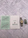 Rolex Datejust Lady Champagne Stick Dial on Jubilee Ref 69173 with Papers 1985 - Image 7
