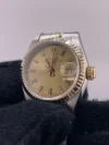 Rolex Datejust Lady Champagne Stick Dial on Jubilee Ref 69173 with Papers 1985 - Image 3